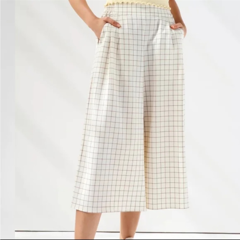 Aritzia Sunday Best Sullivan Checkered Wide Leg Pant